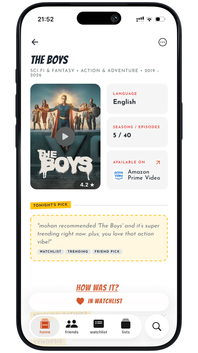 Search Movies & Shows Naturally