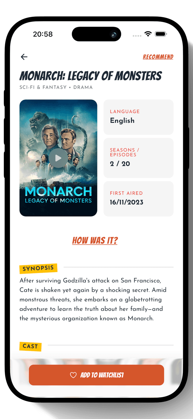 Comprehensive Movie & TV Details